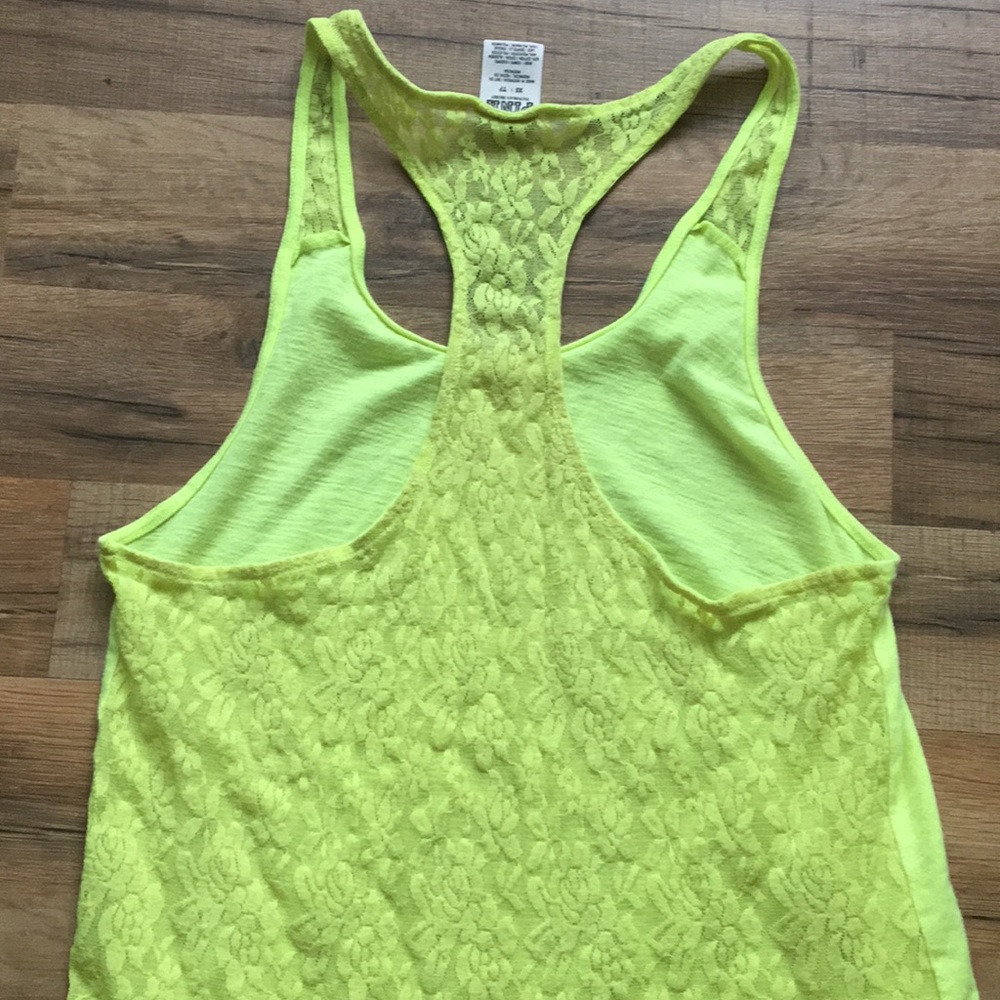 PINK Yellow Workout Tank - Picture 3 of 3